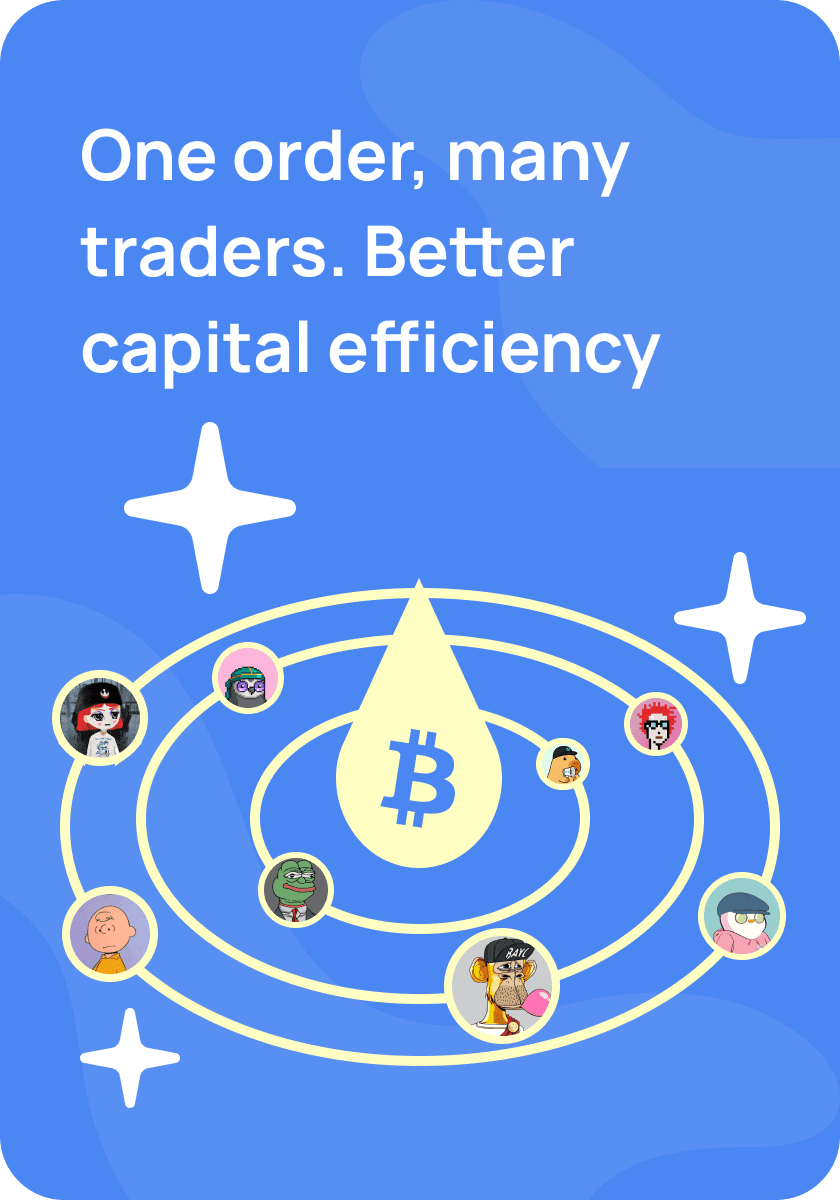 One order, many traders